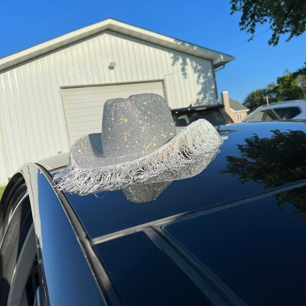 Bachelorette western rhinestone cowgirl hat